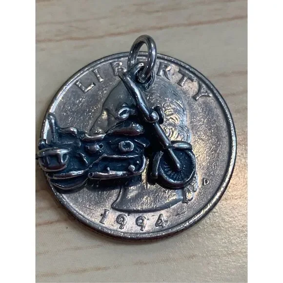 Motorcycle Sterling Silver Jewelry #travel #cycle - Picture 3 of 3